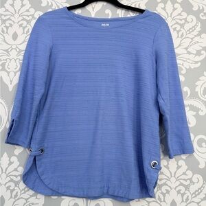 10/$25 • Alia Periwinkle Blue Grommet Detail Top